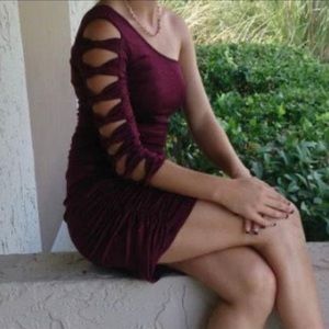 Maroon dress